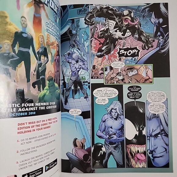 VENOM: FIRST HOST *LOT* #s 1 & 2(2018) VF/NM MAIN COVER A - EXCELLENT CONDITION - Picture 10 of 11